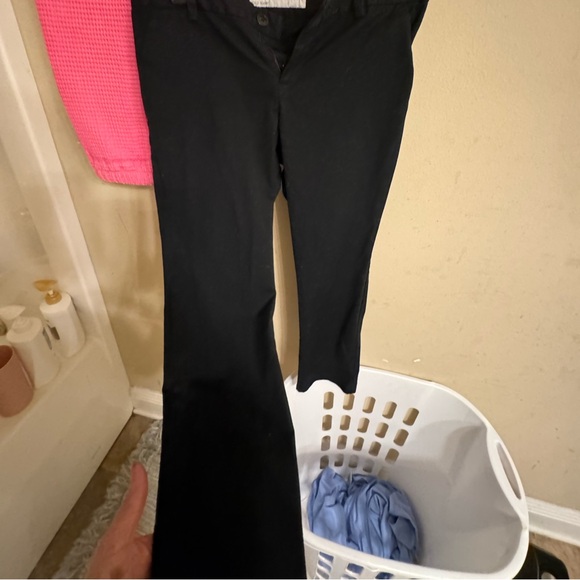 Women’s Ike navy chino crop pants sz 4 black inseam 25” - Picture 5 of 8